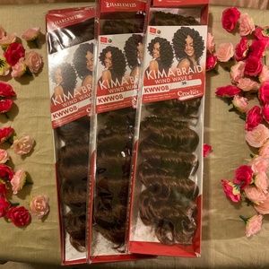 NWT Harlem 125 Kima Braid Wind Wave 08" (KWW08) Color 30 Light Brown
